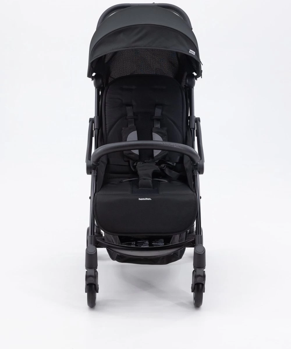 Hamilton By Yoop X1 Plus Buggy – Nieuw, Hoger, Uitgebreider 2023 Model – Premium Stroller Met One Hand Folding Technologie – Zwart – Lichte, Verstelbare En Wendbare Kinderwagen Met Vele Gemakken - Afbeelding 19