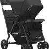 Joovy Caboose Too Ultralight Dubbele Buggy - Zwart - Duo Buggy - Lichtgewicht