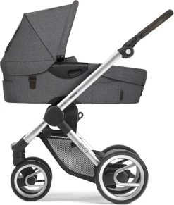 Kinderwagen - Mutsy - EVO - Onderstel Met Reiswieg - GRATIS Regenhoes - Light Grey