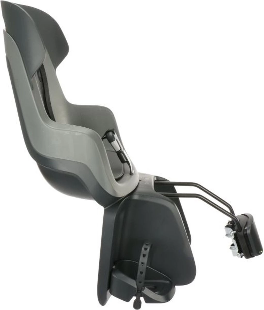 Bobike Maxi Go Fietsstoeltje Achter - Macaron Grey - Afbeelding 4