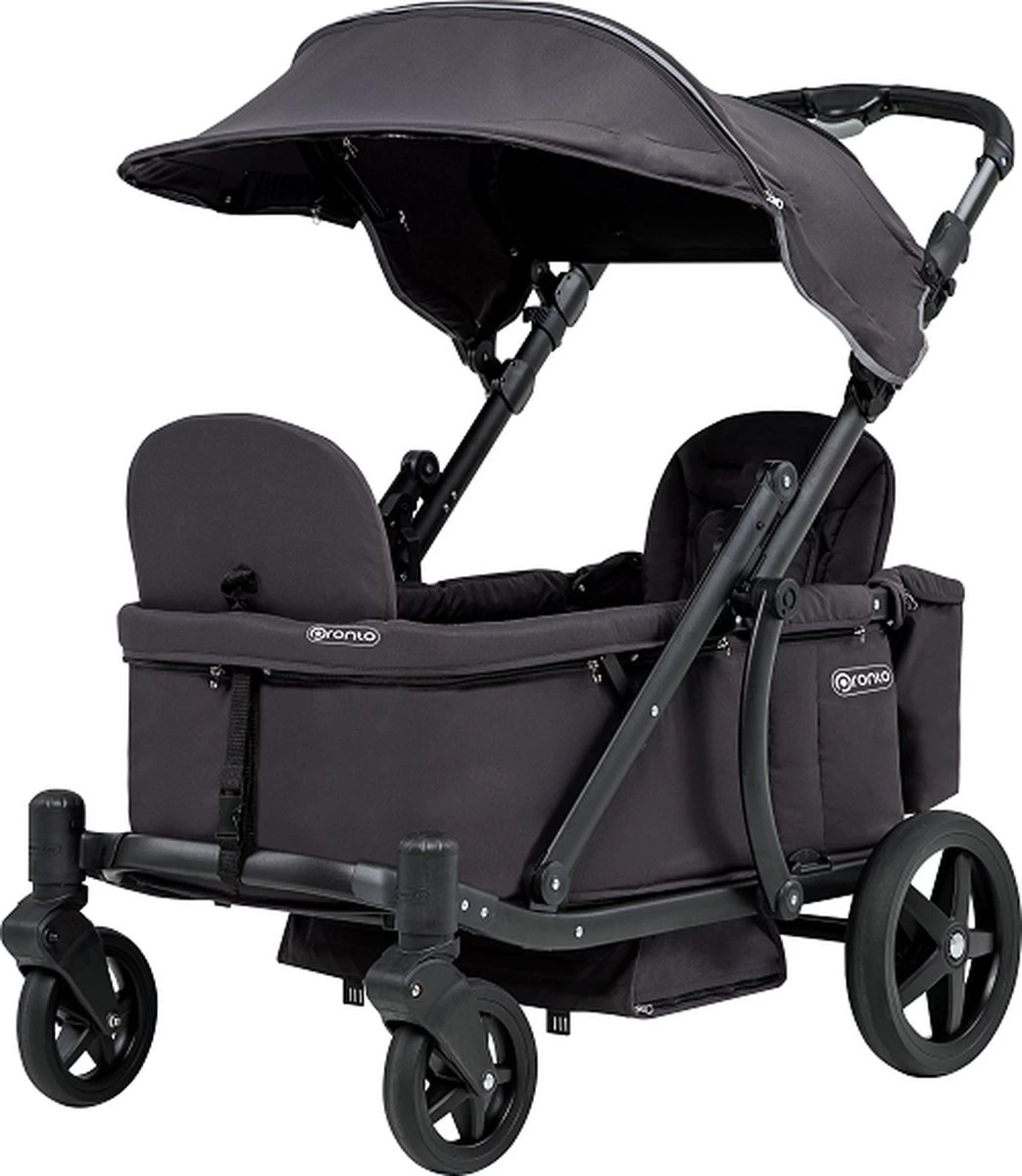 Pronto Stroller - Bolderkar - Kinderwagen - Bolderwagen - Duo Wagen - Dubbelzits - Tip - Kinderen
