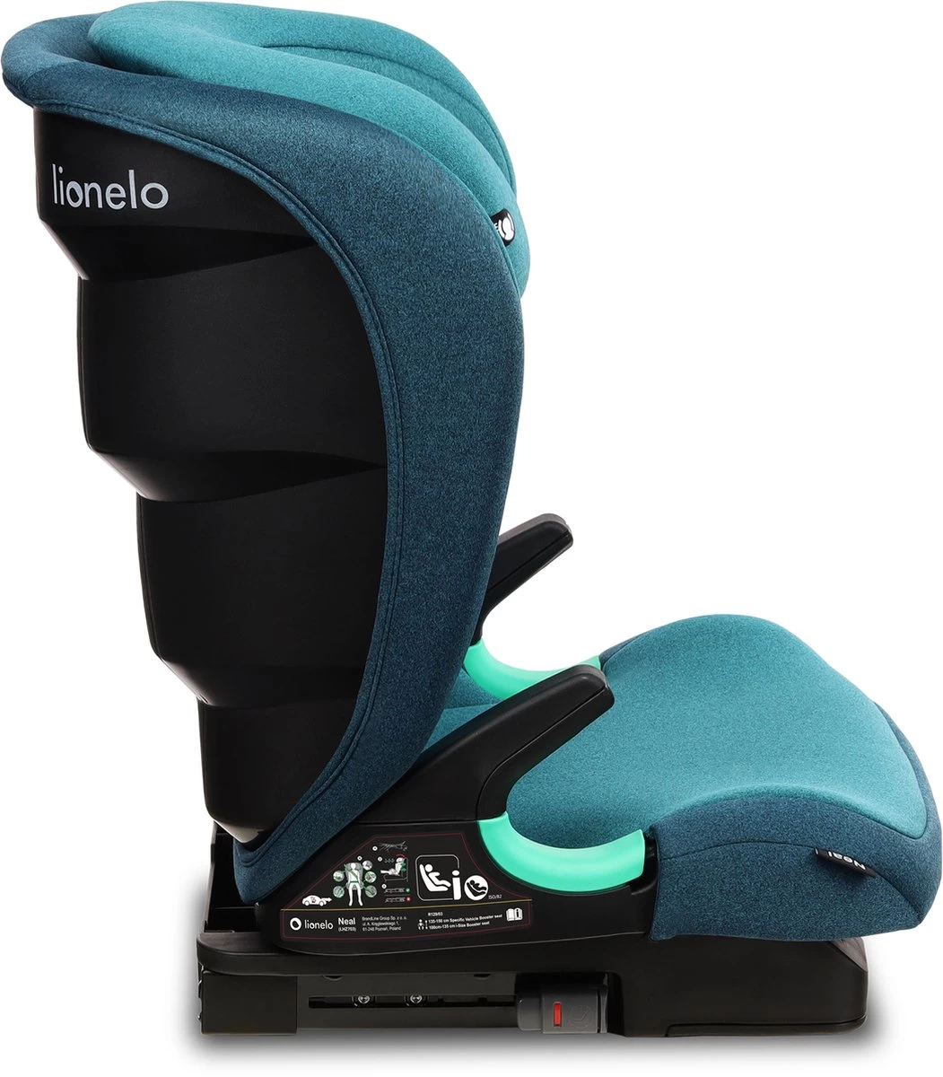 Lionelo Neal - Premium Autostoel - Hoofdsteunverstelling - Ventilatiesysteem - ISOFIX Tot 12 Jaar - Afbeelding 10