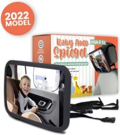 Baby Auto Spiegel - Achterbank Spiegel Baby - Verstelbare Achteruitkijkspiegel - Kinderspiegel
