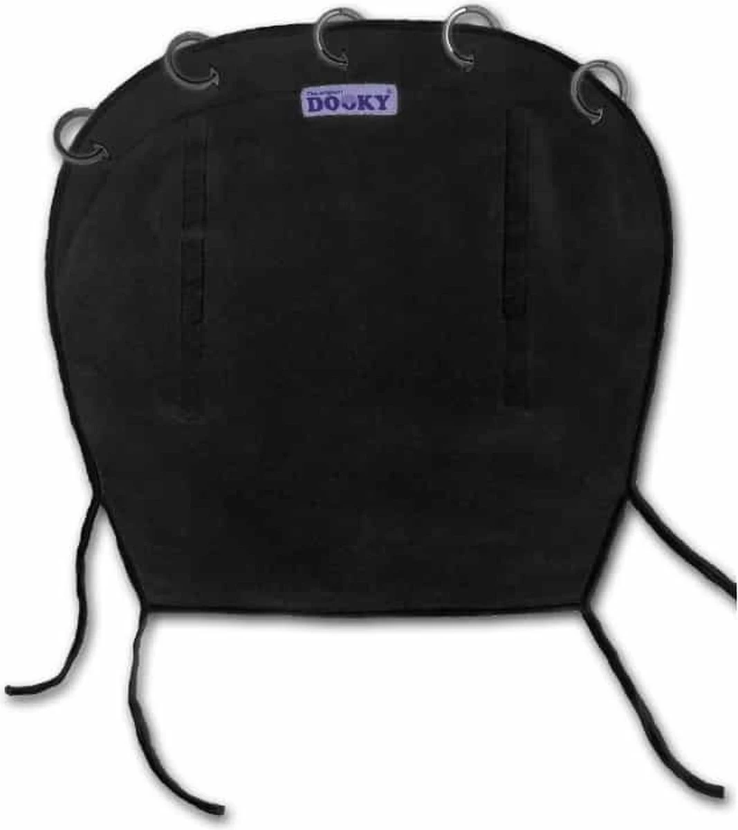 Dooky Universal Cover Zonnescherm Kinderwagen - Uni Zwart - Afbeelding 9