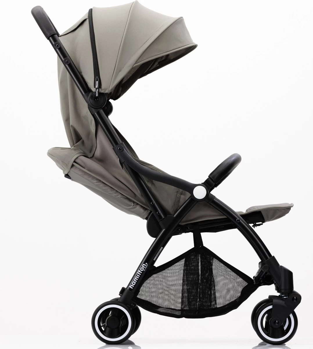 Hamilton By Yoop X1 Plus Buggy – Nieuw, Hoger, Uitgebreider 2023 Model – Premium Stroller Met One Hand Folding Technologie – Grijs – Lichte, Verstelbare En Wendbare Kinderwagen Met Vele Gemakken - Afbeelding 12