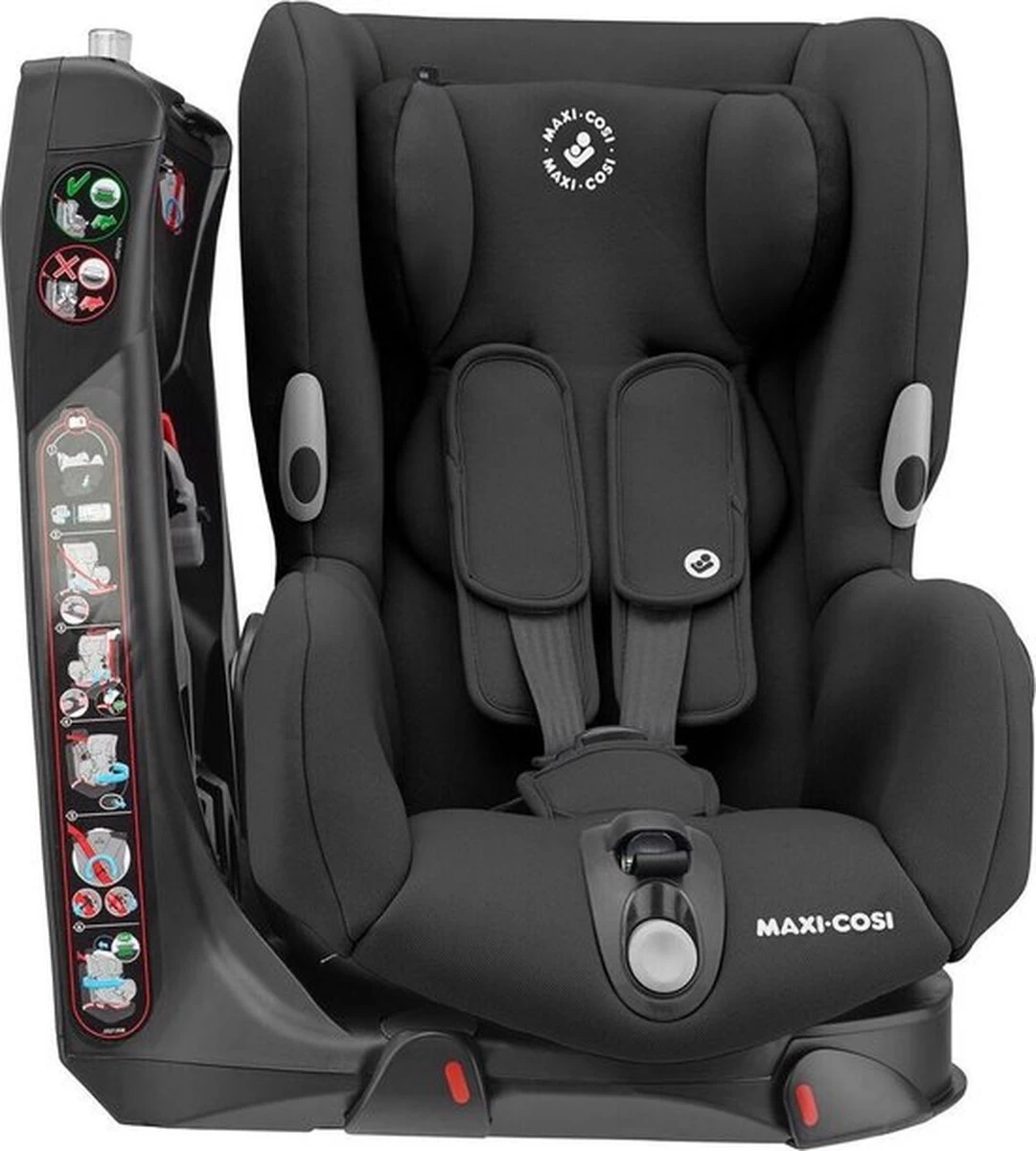 Maxi-Cosi Axiss Autostoeltje - 90° Draaibaar - Authentic Black - Afbeelding 6