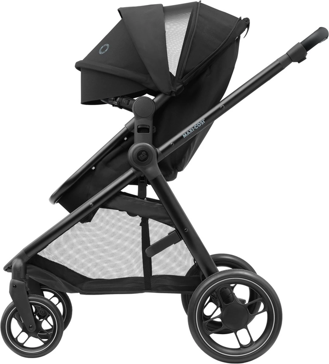 Maxi-Cosi Zelia³ Kinderwagen - Essential Black (zwart Frame + Zwart Leer) - Afbeelding 11