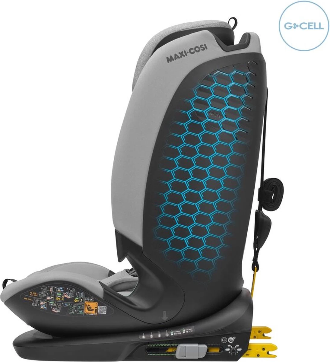 Maxi-Cosi Titan Plus I-Size Autostoeltje - Authentic Grey - Vanaf Ca. 15 Maanden Tot 12 Jaar - Afbeelding 3