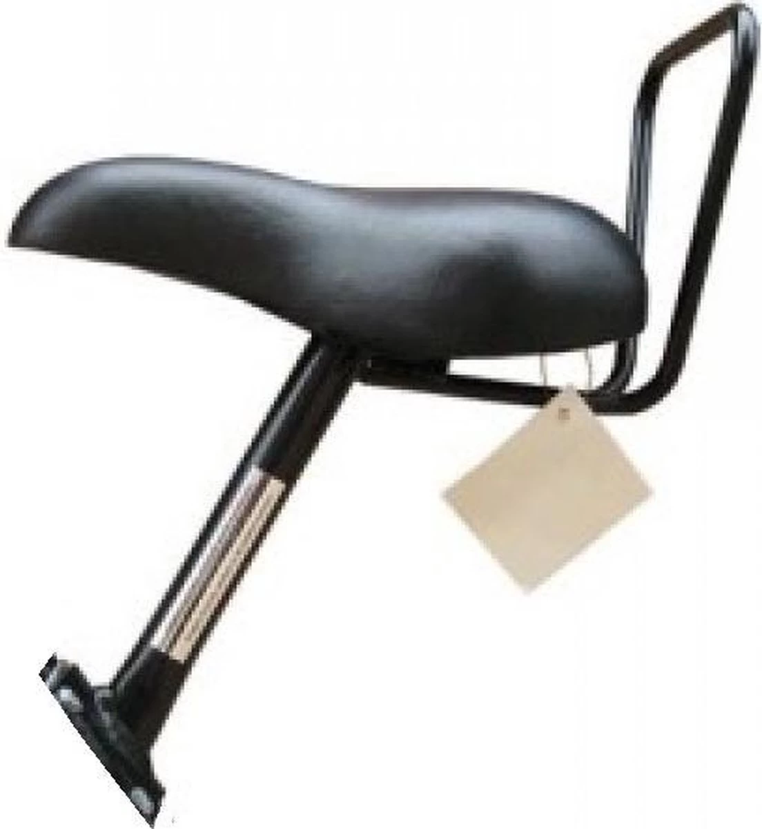 Zadel Op Stang Model 3 Kinderzitje Voor Damesfiets Met Dubbele Stang Met Dikke Onderbuis - Nooit Meer Zwaar Sturen - Afbeelding 2