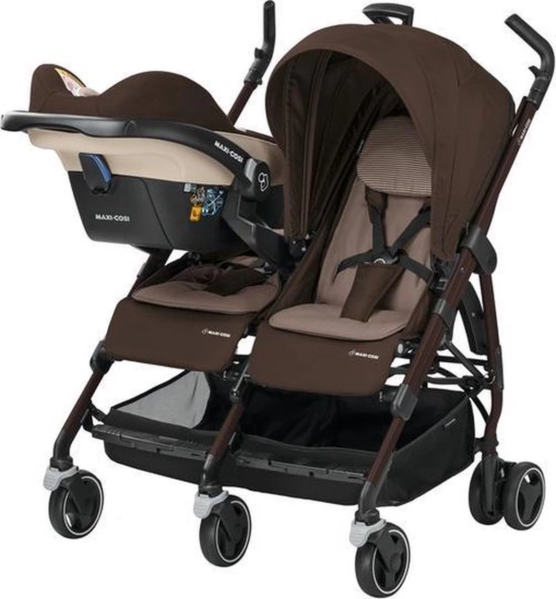 Maxi-Cosi Dana For2 - Duo Kinderwagen - Earth Brown - Afbeelding 7