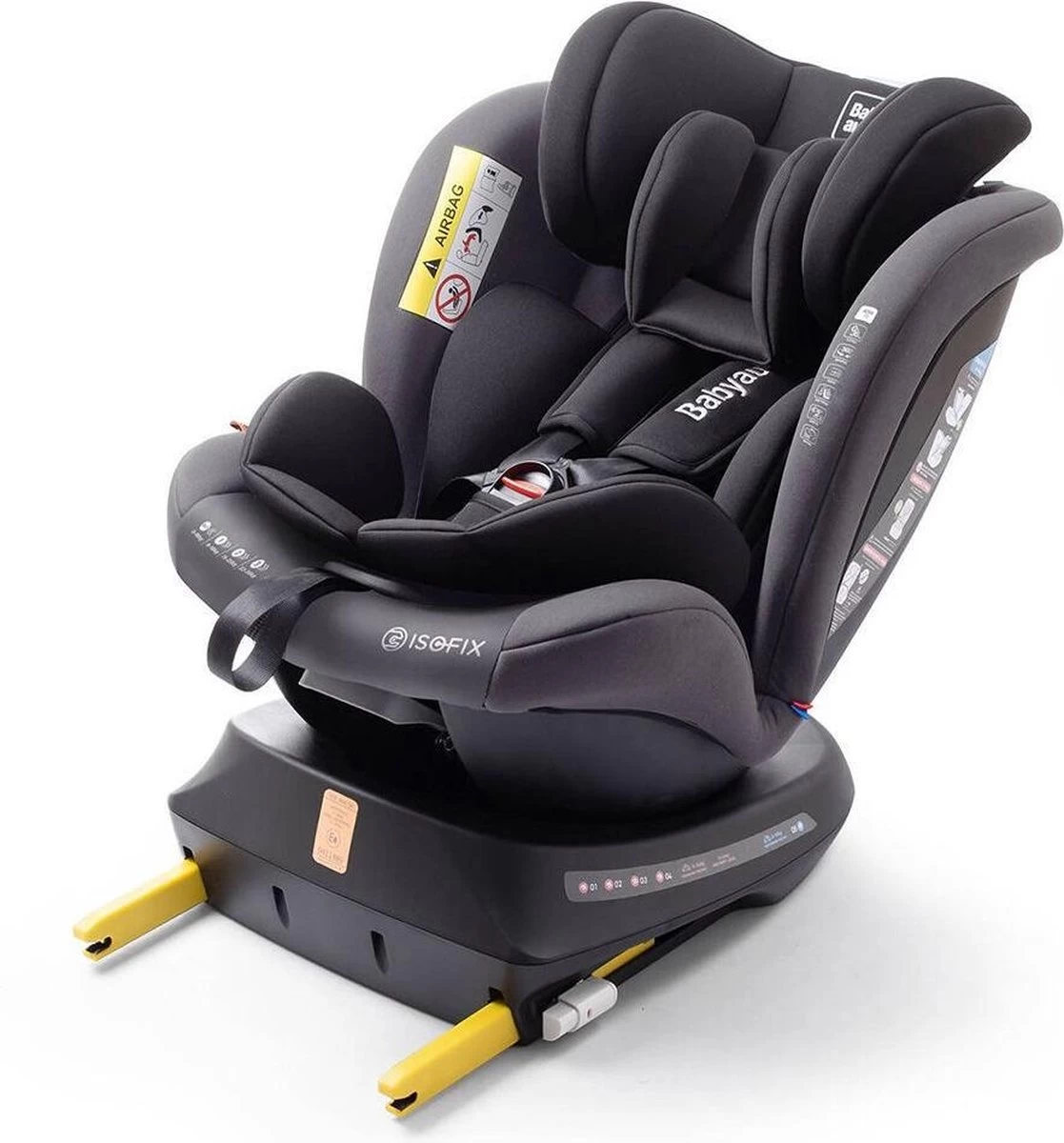 BabyAuto Rodia Group 0+/1/2/3 Zwart/grijs - Afbeelding 9