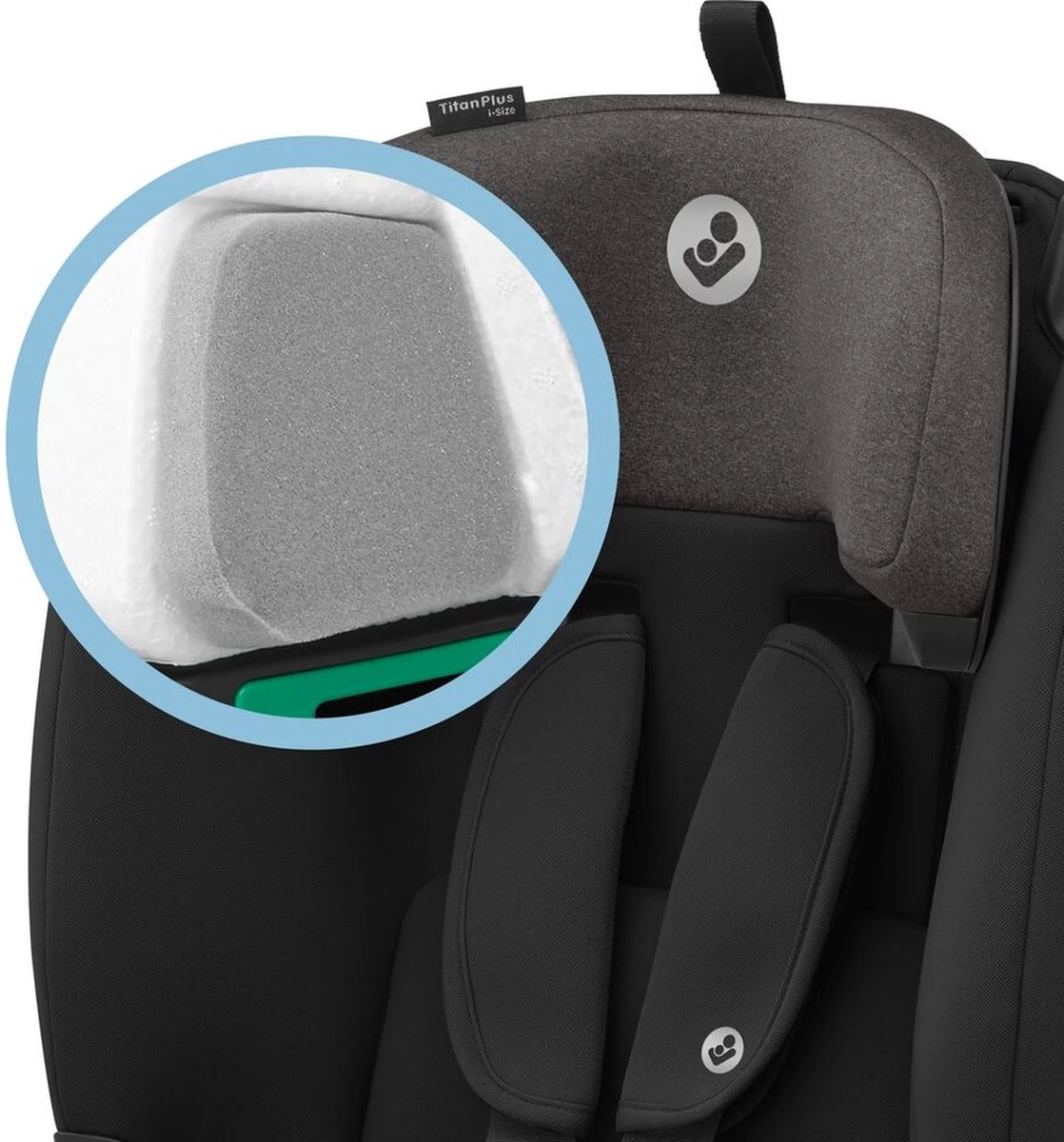 Maxi-Cosi Titan Plus I-Size Autostoeltje - Authentic Black - Vanaf Ca. 15 Maanden Tot 12 Jaar - Afbeelding 7