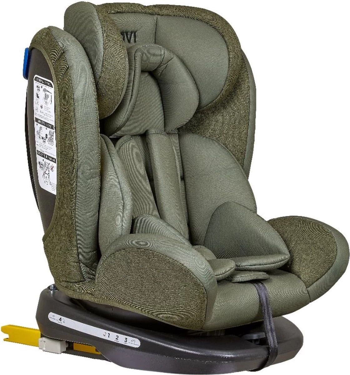 Novi Baby® - Autostoel - Goliath Pro - Isofix - 360° Draaibaar - Groen - Groep 0-1-2-3 - 0-36 Kg - Afbeelding 5
