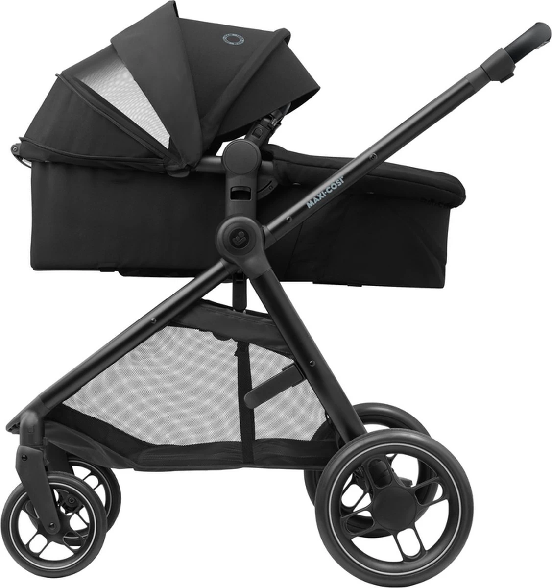 Maxi-Cosi Zelia³ Kinderwagen - Essential Black (zwart Frame + Zwart Leer) - Afbeelding 7