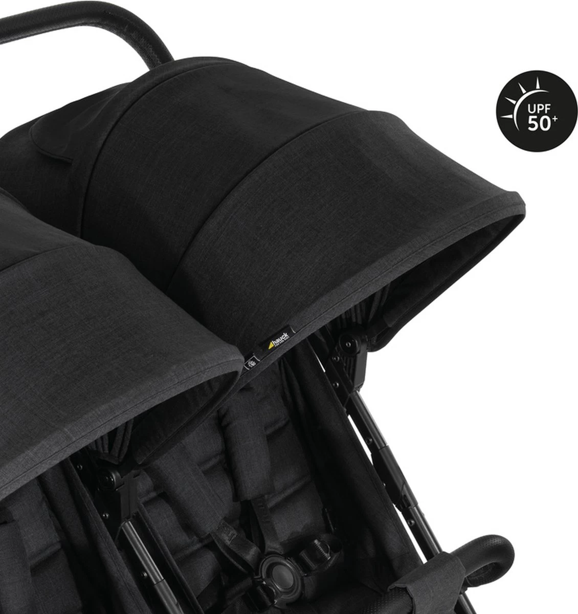 Hauck Uptown Duo Melange Broertje/zusje Kinderwagen Black - Afbeelding 11