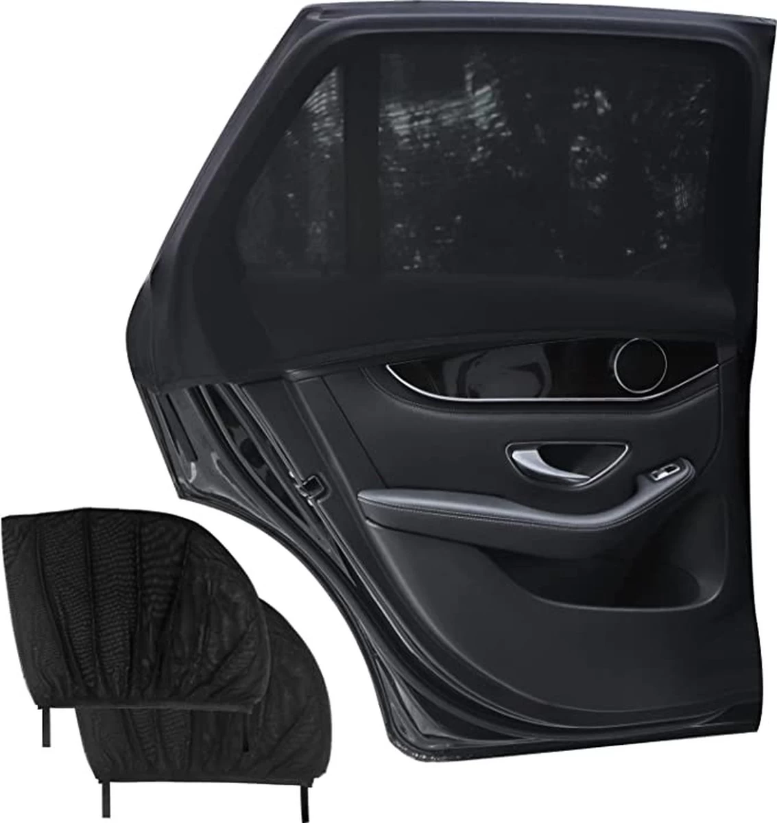 Merkloos Zonwering Voor In De Auto Universele Zonneklep Voor Zijruiten Auto - Afbeelding 5