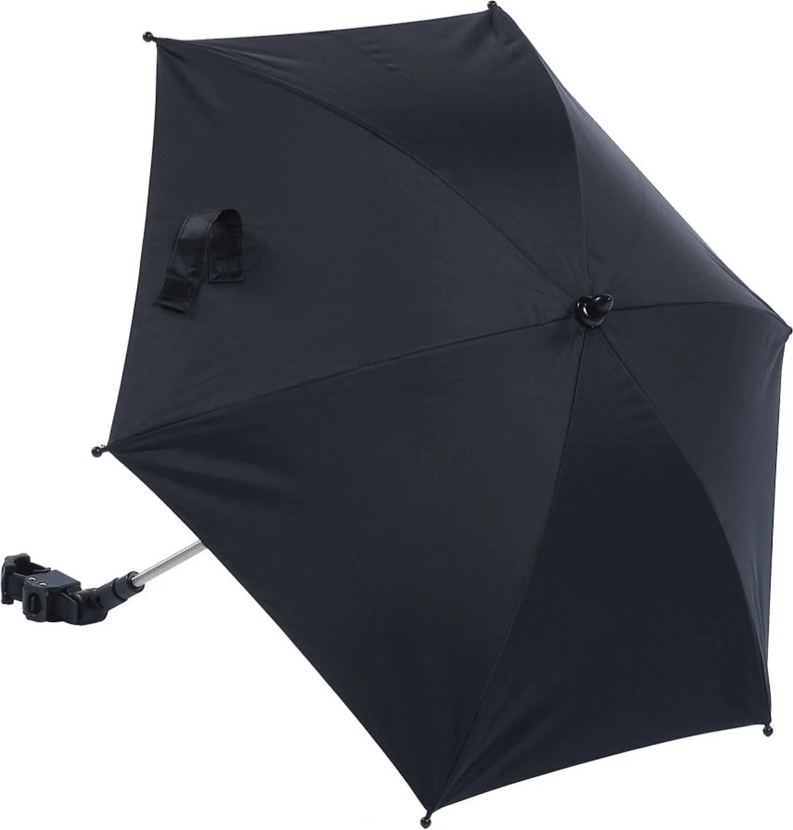 Titaniumbaby Parasol Met Universele Klem UV 50+ Protectie - Black