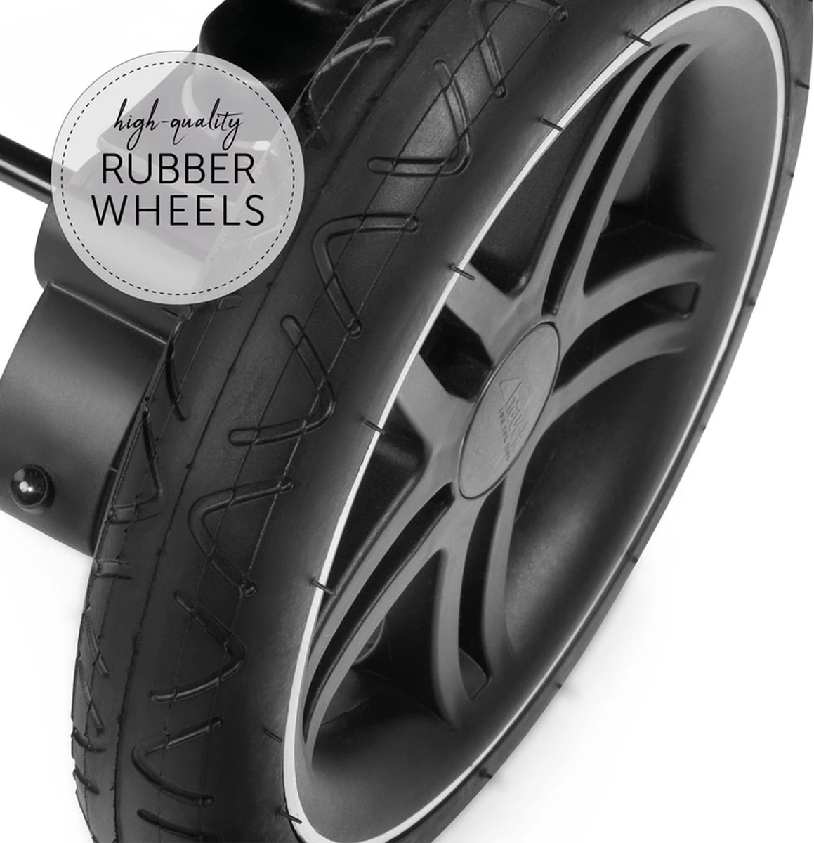 Hauck Uptown Duo Melange Broertje/zusje Kinderwagen Black - Afbeelding 4