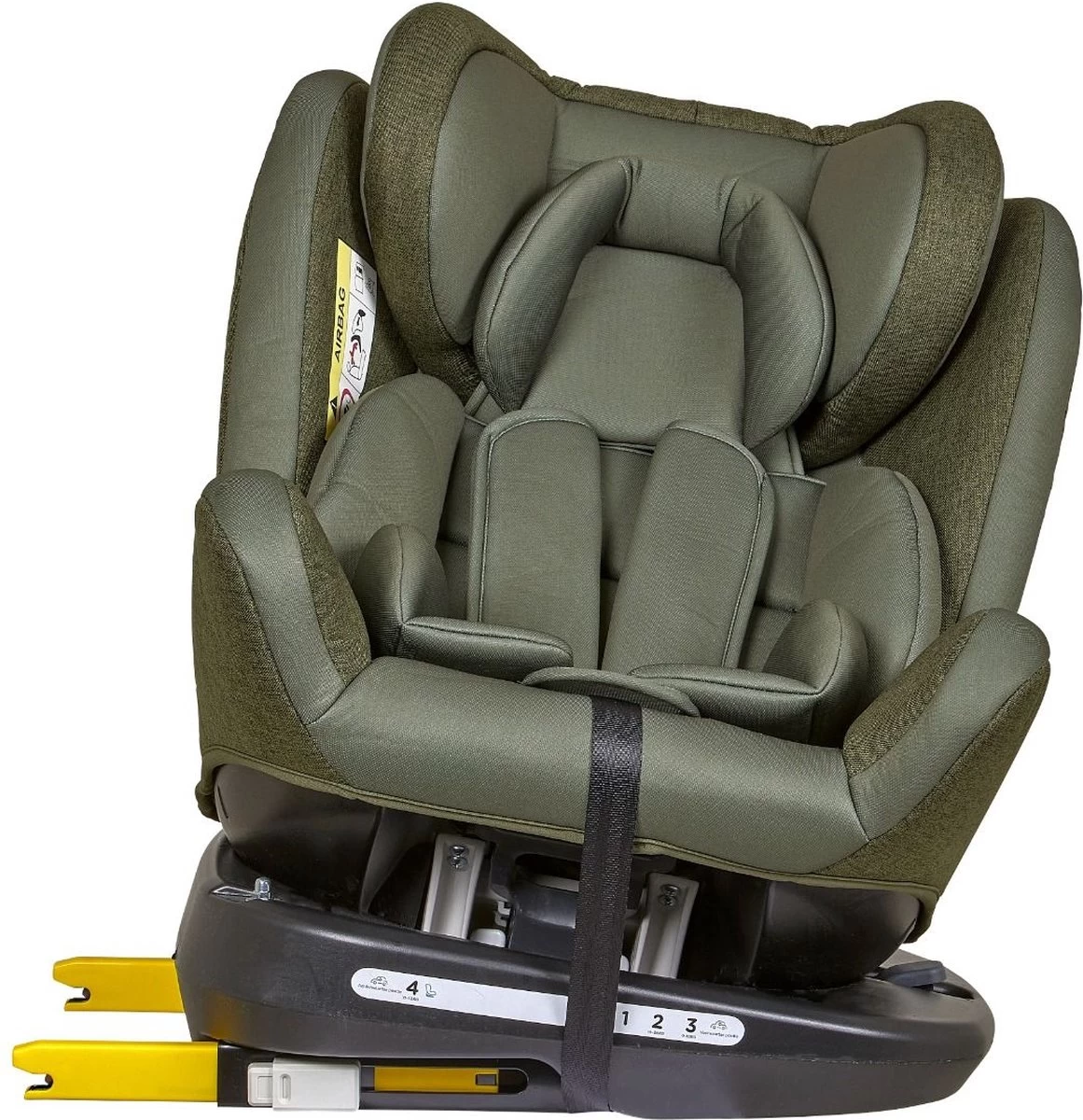 Novi Baby® - Autostoel - Goliath Pro - Isofix - 360° Draaibaar - Groen - Groep 0-1-2-3 - 0-36 Kg - Afbeelding 3