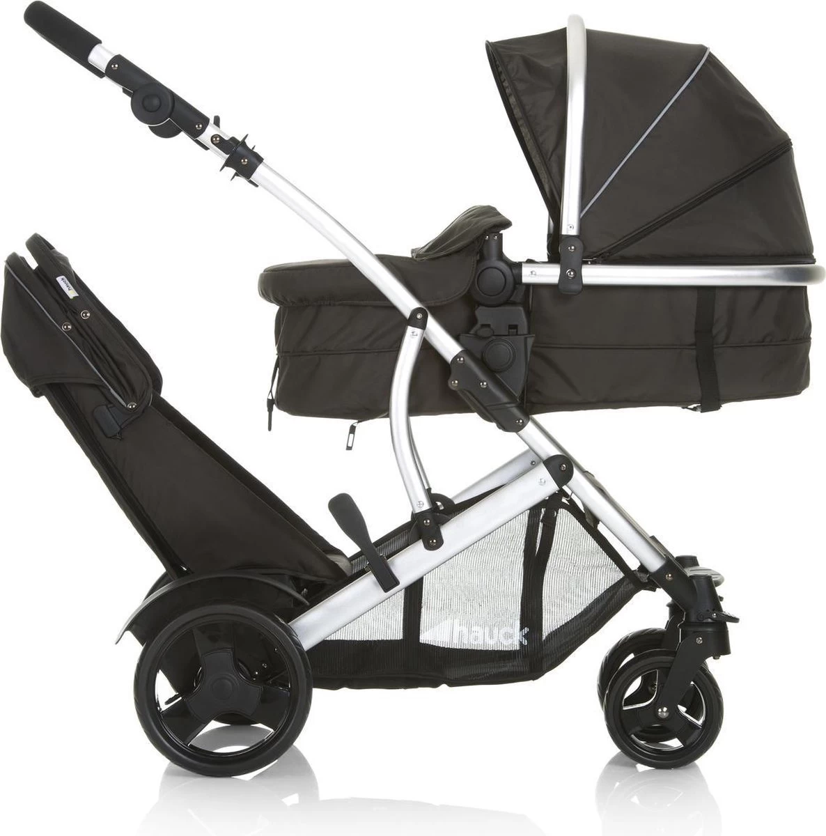 Hauck Duett 2 Duo Kinderwagen - Zwart - Afbeelding 10