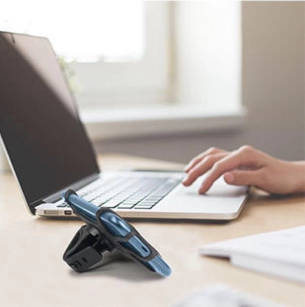 Dooky Telefoonhouder Smartphone Telefoon Houder 360* Rotatie Universeel Kinderwagen Fiets Zwart - Afbeelding 15