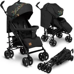 Lionelo Irma - Buggy - Wandelwagen- Lichte 7kg - Tot 15 Kg - Geveerde Wielen - 360° - Tot 5 Jaar - Opbergmand - Verstelbare Handgreep - Snel Inklapsysteem - Compact Formaat