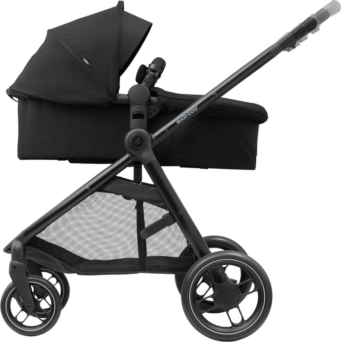 Maxi-Cosi Zelia³ Kinderwagen - Essential Black (zwart Frame + Zwart Leer) - Afbeelding 9