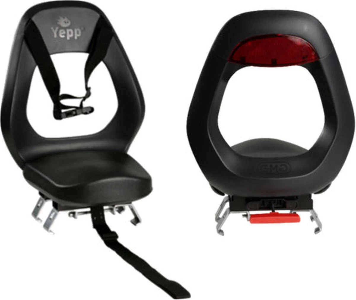 Yepp Achterzitje Junior Basic - Black - Afbeelding 2