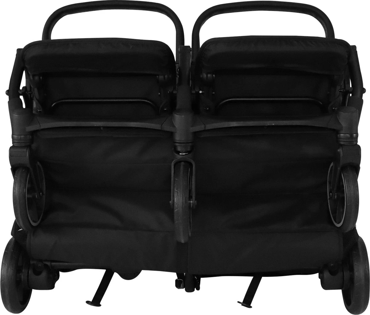 Deryan Luxe Rolo X2 Dubbele Buggy - Duo Buggy - Zwart - Afbeelding 15
