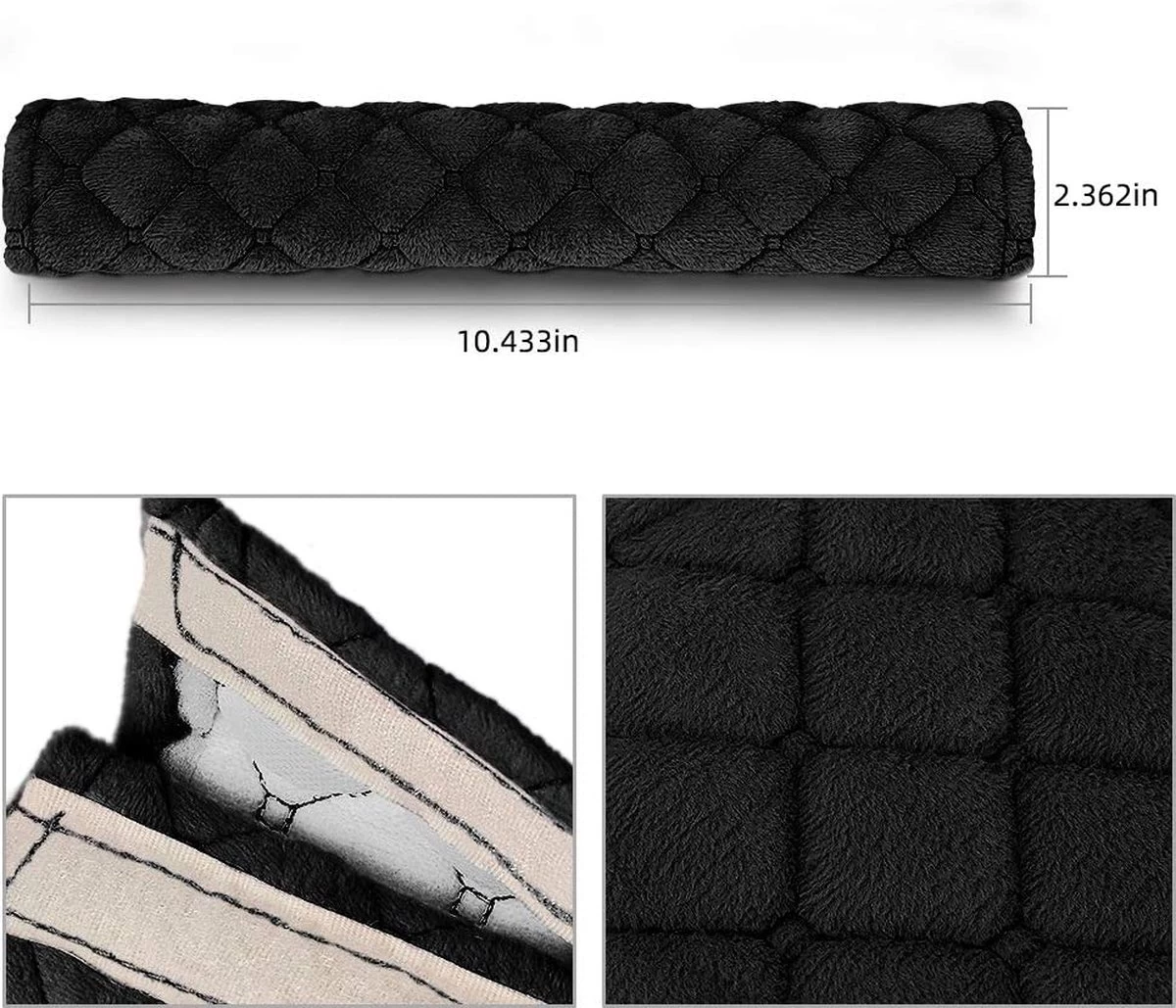 BOTC Gordelhoezen - Schouderhoezen - Gordelkussen - Auto Gordel Beschermer - 2 Stuks Gordelbeschermer - Universele Autogordel Cover - Afbeelding 9