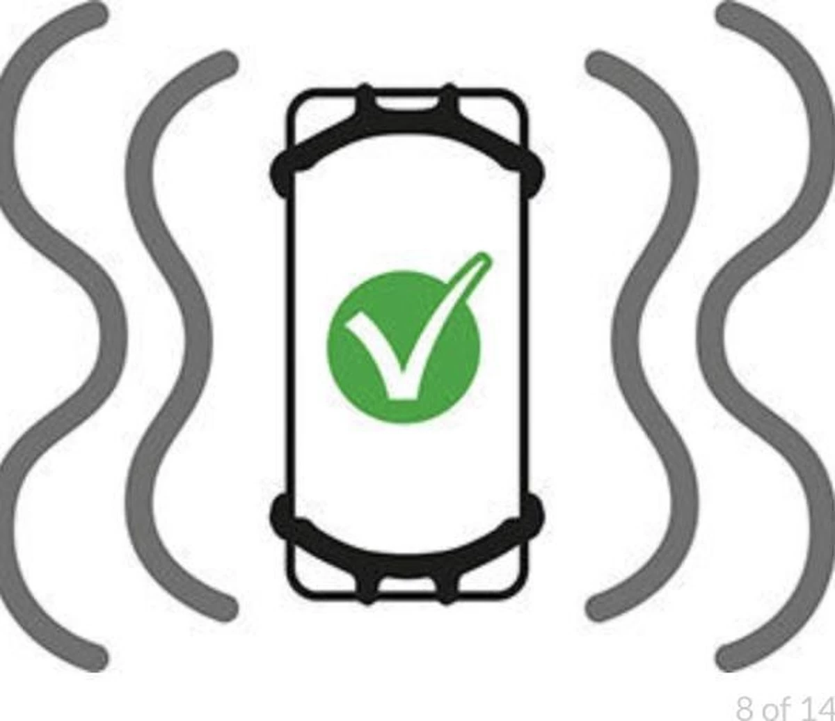 Dooky Telefoonhouder Smartphone Telefoon Houder 360* Rotatie Universeel Kinderwagen Fiets Zwart - Afbeelding 16