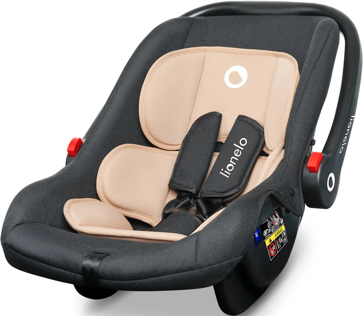 Lionelo Noa Plus - Autostoeltje - Lichtgewicht Constructie - Draagfunctie - Praktische Luifel - Afbeelding 6