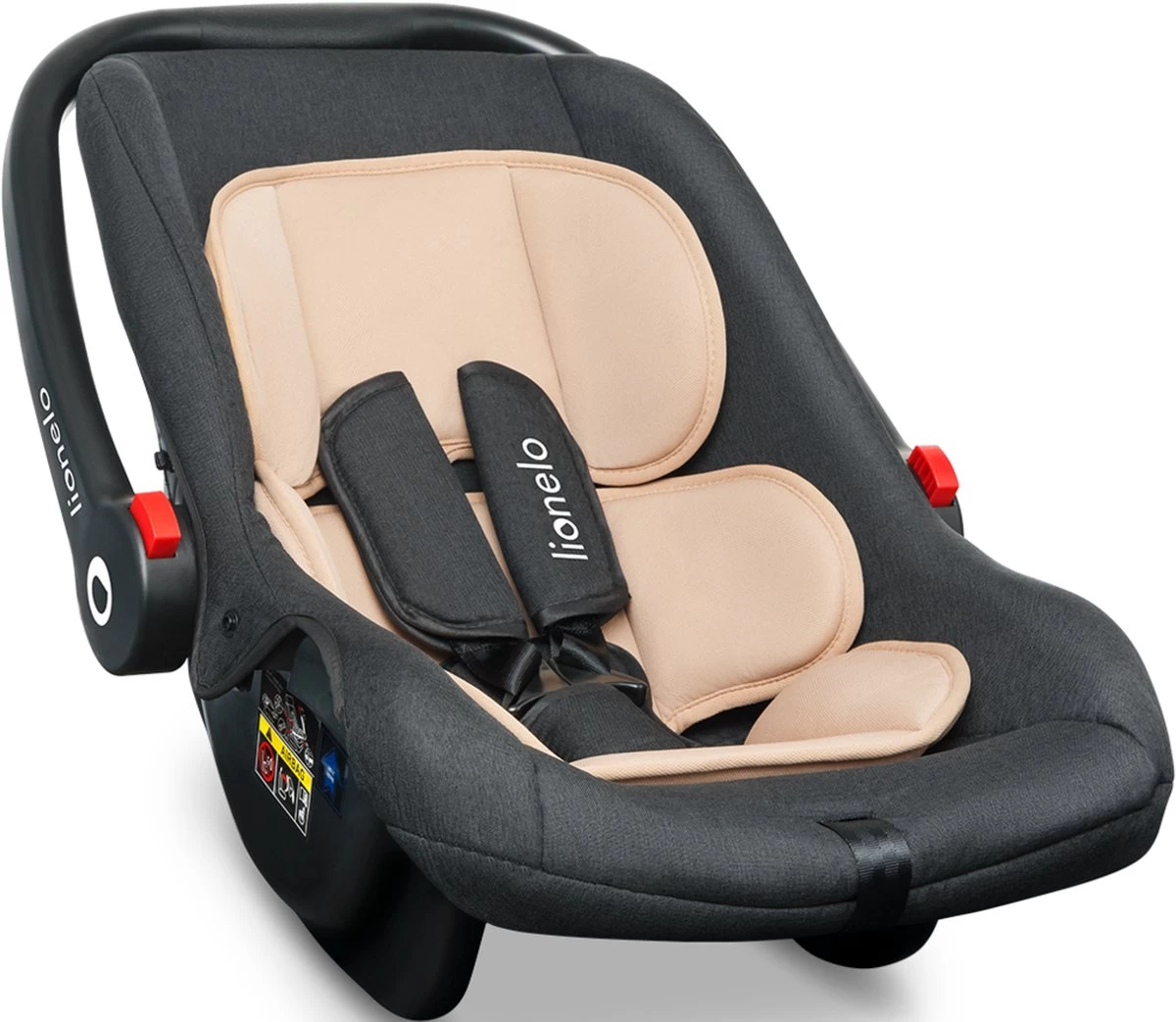 Lionelo Noa Plus - Autostoeltje - Lichtgewicht Constructie - Draagfunctie - Praktische Luifel - Afbeelding 5