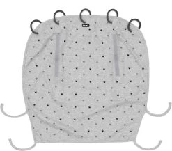 Dooky Universal Cover Zonnescherm Kinderwagen - Light Grey Crowns