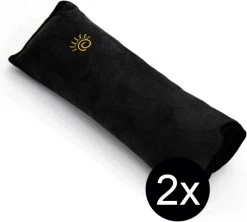 Gordelbeschermer Zwart Auto - Gordelkussen Kind - Slaapkussen - Nekkussen Kind Auto - Autogordel Kussen - Autogordel Beschermer - Auto Accessoires - Auto Accessories Interieur - 2 Stuks