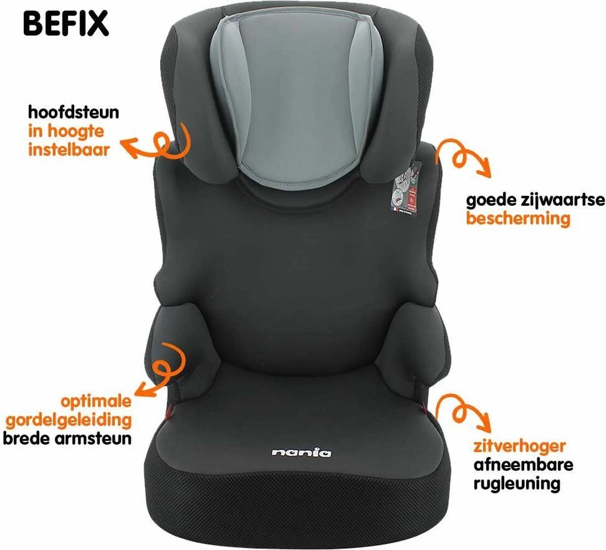 Disney - Autostoel BEFIX FIRST - Groep 2 En 3 - Van 15 Tot 36 Kg - ANWB "Goed Getest" - PRINSESSEN - Afbeelding 6