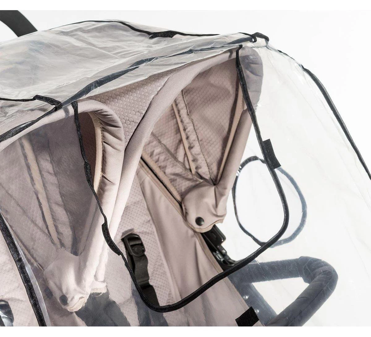 Reer - Regenhoes Tweelingwagen - Regenscherm Voor Dubbele Buggy En Kinderwagen - Hoes Voor Duo Buggy, Duowagen, Duo Kinderwagen - RainCover Twin - Afbeelding 3