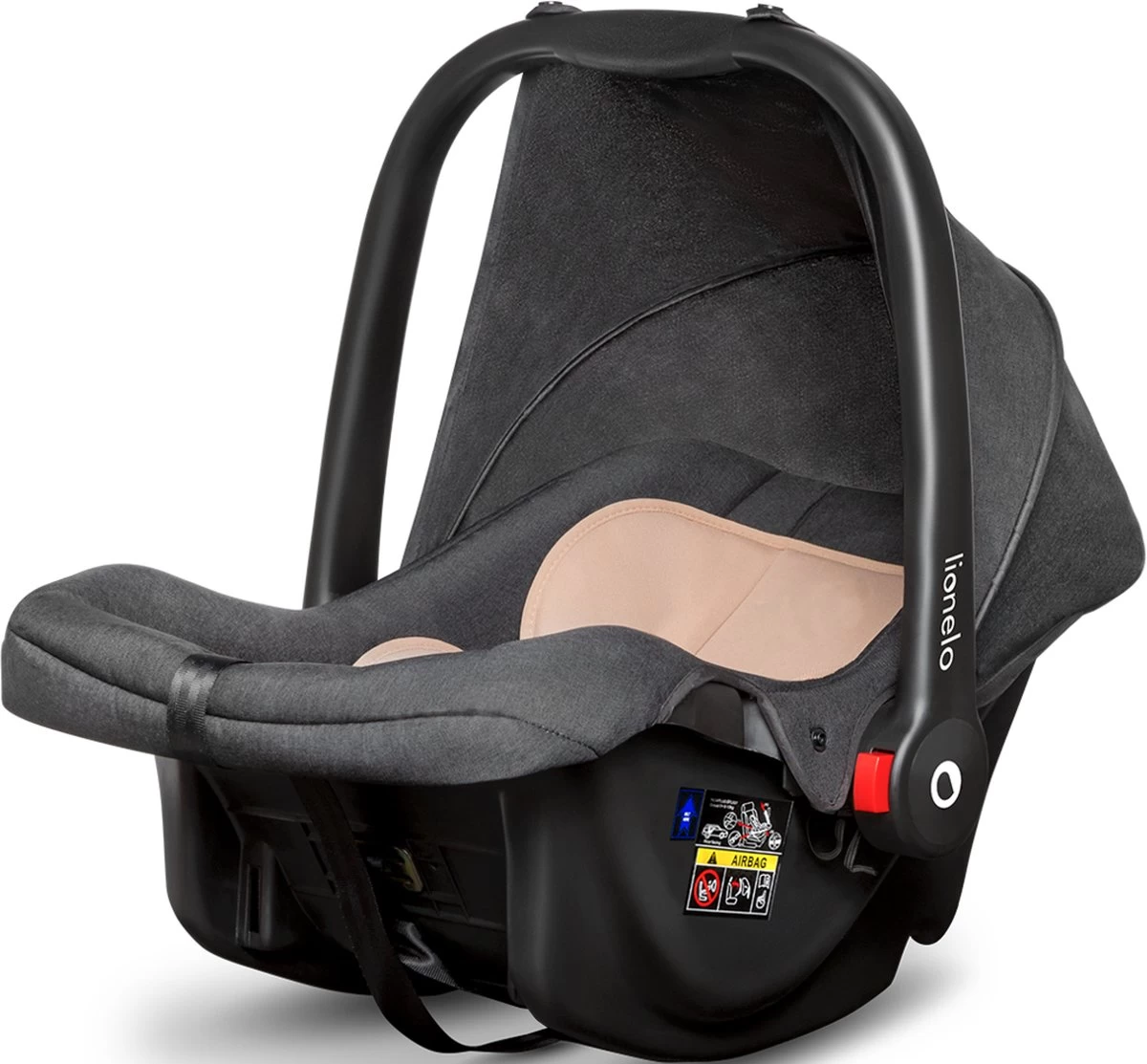 Lionelo Noa Plus - Autostoeltje - Lichtgewicht Constructie - Draagfunctie - Praktische Luifel - Afbeelding 10