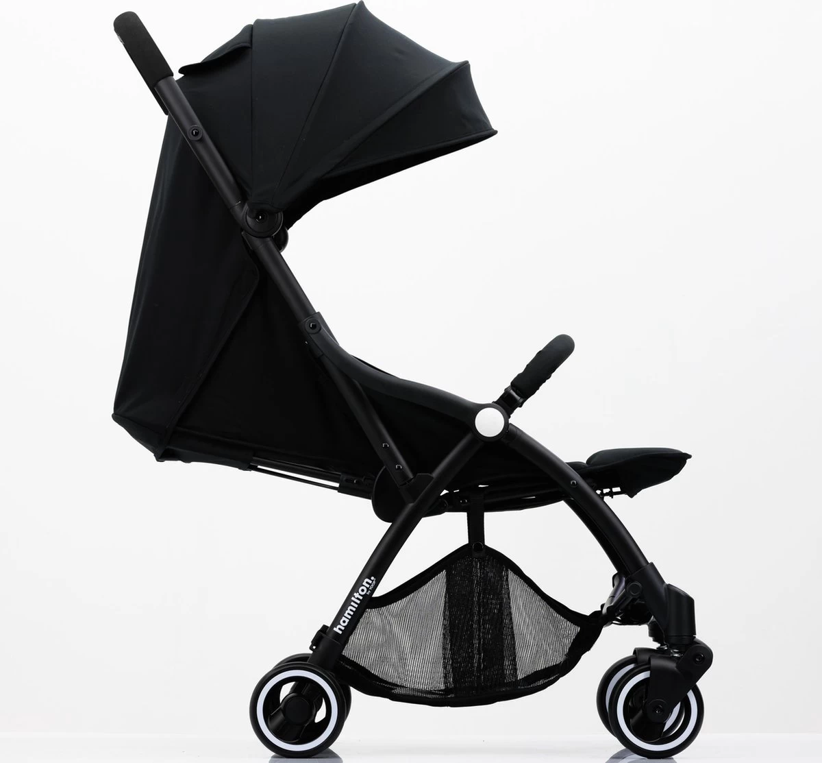 Hamilton By Yoop S1 Plus Buggy – Nieuw En Hoger 2023 Model – Premium Budget Stroller Met One Hand Folding Technologie – Zwart/Antraciet – Lichte, Verstelbare En Wendbare Kinderwagen Met Vele Gemakken - Afbeelding 7