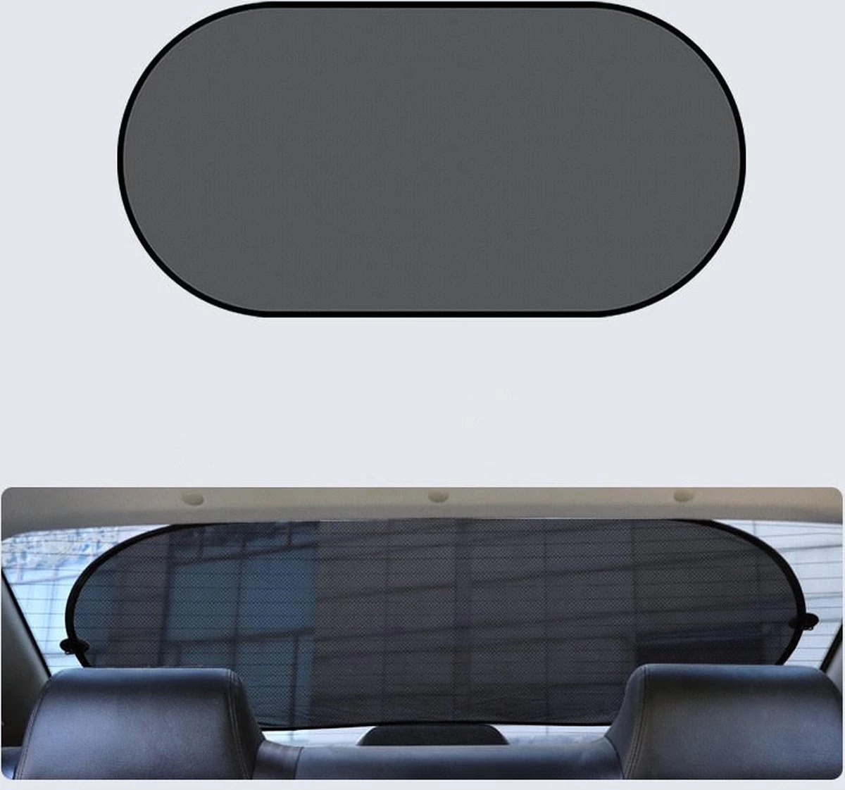 Zonnescherm Auto Baby - Zonwering Auto Met Zuignappen - Zonnescherm Auto Zwart - Auto Accessoires - Auto Accessories - 100x50 Centimeter - Cadeautje