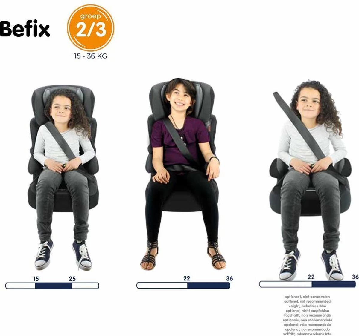 Disney - Autostoel BEFIX FIRST - Groep 2 En 3 - Van 15 Tot 36 Kg - ANWB "Goed Getest" - PRINSESSEN - Afbeelding 10