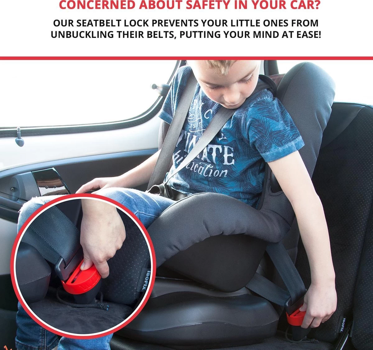 2st - Wididi Autogordel Slot – Bescherm Je Kind Tegen Het Per Ongeluk Losmaken Van De Gordel - Stevig En Duurzaam Kunststof – Universeel Ontwerp - Afbeelding 6