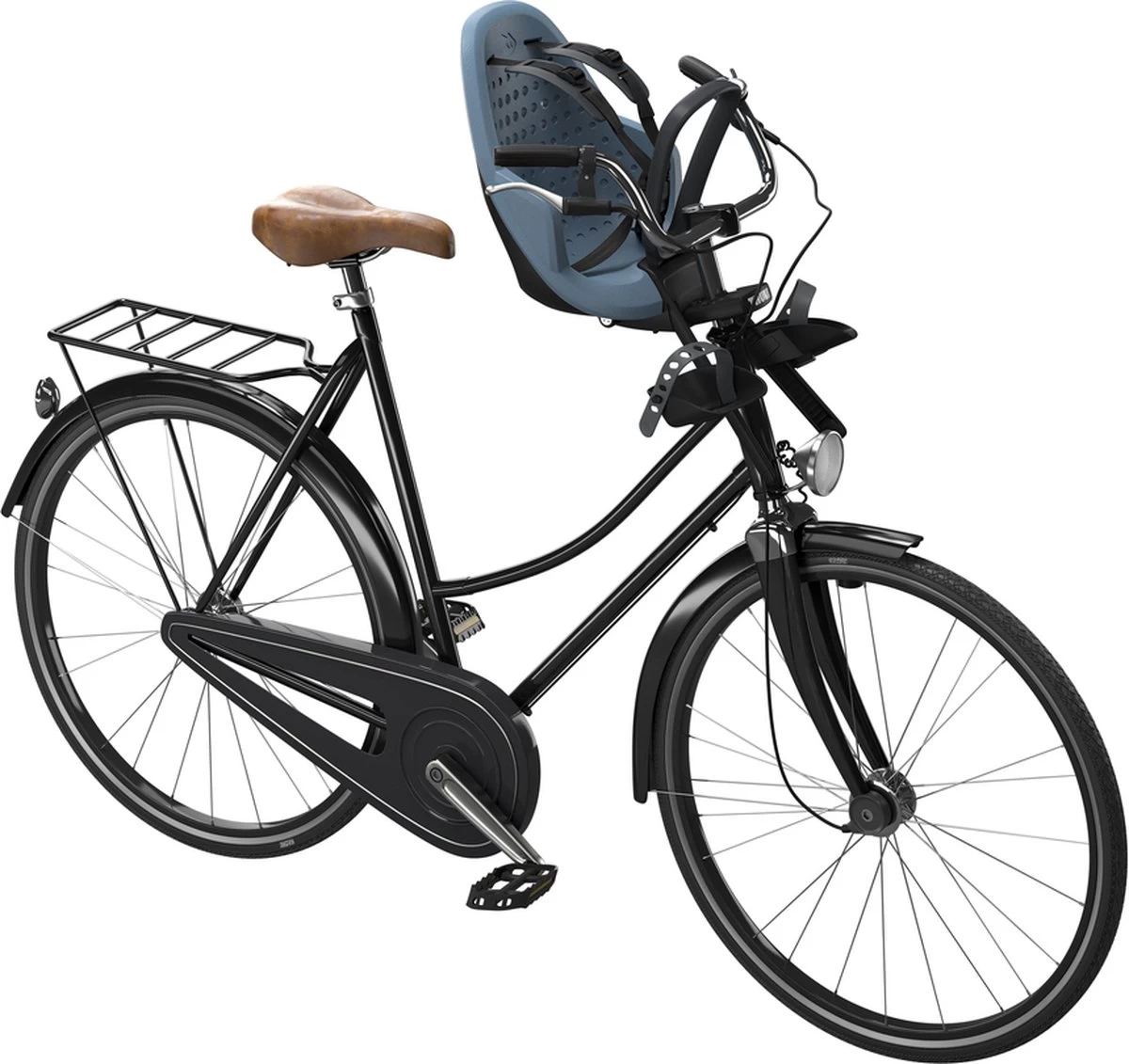 Thule Yepp 2 Mini Fietsstoeltje Voor - Stuurbevestiging - Aegean Blauw - Afbeelding 5
