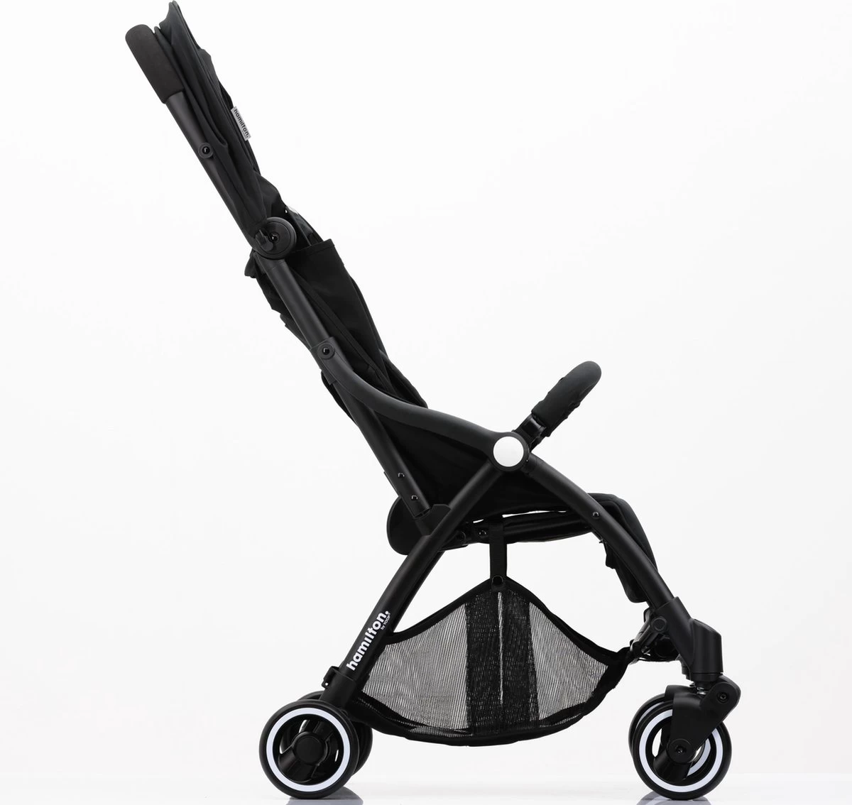 Hamilton By Yoop S1 Plus Buggy – Nieuw En Hoger 2023 Model – Premium Budget Stroller Met One Hand Folding Technologie – Zwart/Antraciet – Lichte, Verstelbare En Wendbare Kinderwagen Met Vele Gemakken - Afbeelding 8