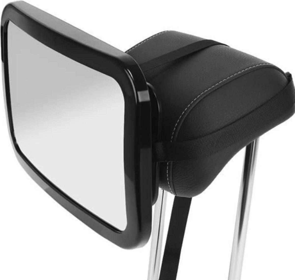 YUNICS® Autospiegel Baby - Achterbank Spiegel - Baby Spiegel Auto - Verstelbaar - Zwart - Afbeelding 5