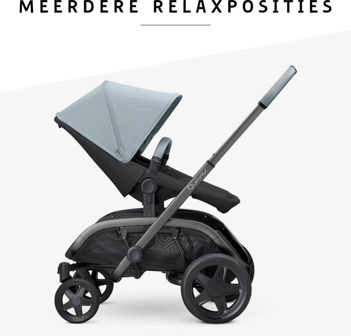 Quinny Hubb Mono Kinderwagen - Frost On Black - Afbeelding 7