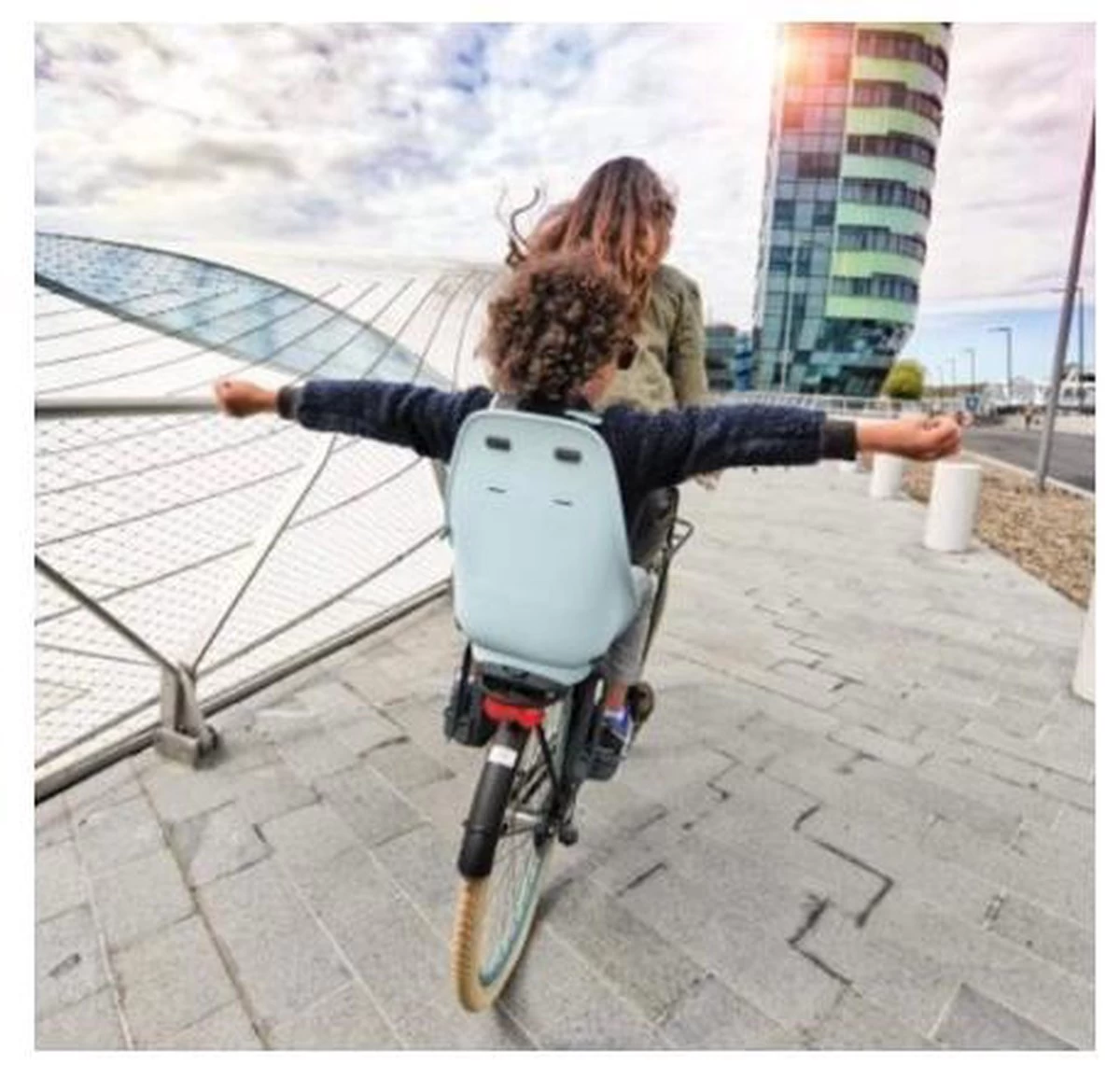 Urban Iki Fietsstoeltje Achter - Bincho Black/Kurumi Brown - Afbeelding 5