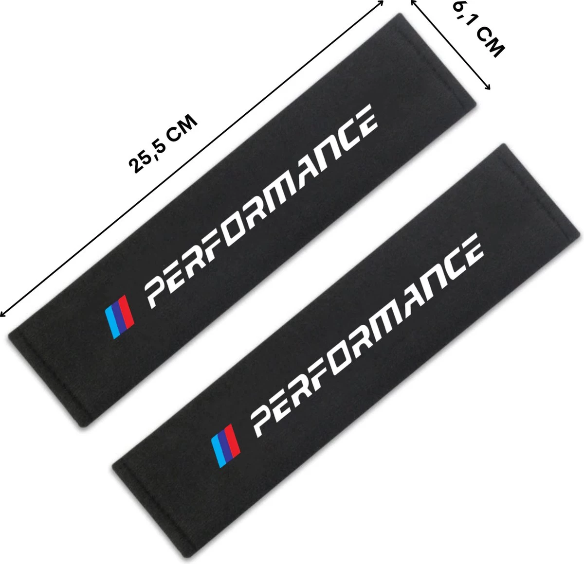 Merkloos Zachte Gordelcovers - Performance Print - Set Van 2 Gordelhoezen - Past Bij Oa. BMW 1-serie / 3-serie / 5-serie / E46 / E90 / E92 / M3 / M4 / M5 - Zachte Gordel Hoes Beschermer - Ook Voor Kinderen - Auto Accessoires - Gordelhoes Gordelbeschermer - Afbeelding 2