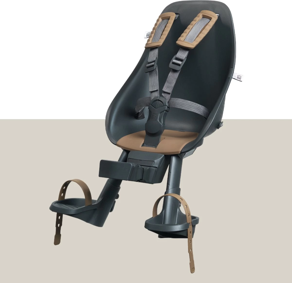 Urban Iki Fietsstoeltje Voor - Bincho Black/Kurumi Brown