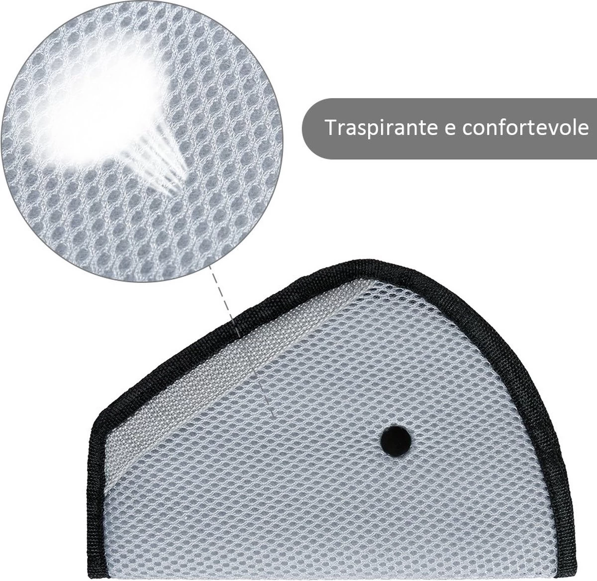 Merkloos Rovtop 3 Stuks Gordelkussens Voor Kinderautostoelen, Autoveiligheidsgordel, Schouderkussen, Gordelkussen, Beschermkussen, Afneembaar En Wasbaar, Reiskussen, Comfortabele Riemtassen - Afbeelding 3